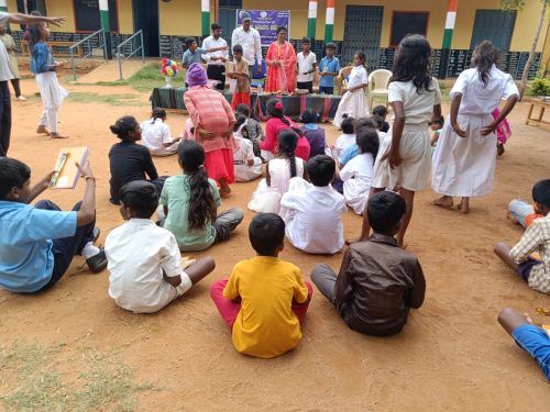 GHPS HAROHALLY government school Notebooks distribution for 42 children (3)