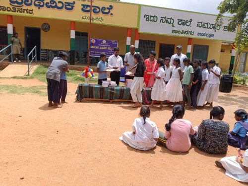 GHS Shantinagar Government School Notebooks Distribution (4)