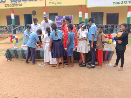 GHS Shantinagar Government School Notebooks Distribution (5)