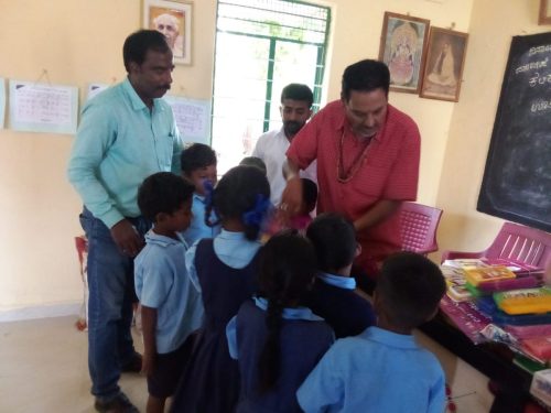 GHS YELEKERE government school Notebooks distribution (5)